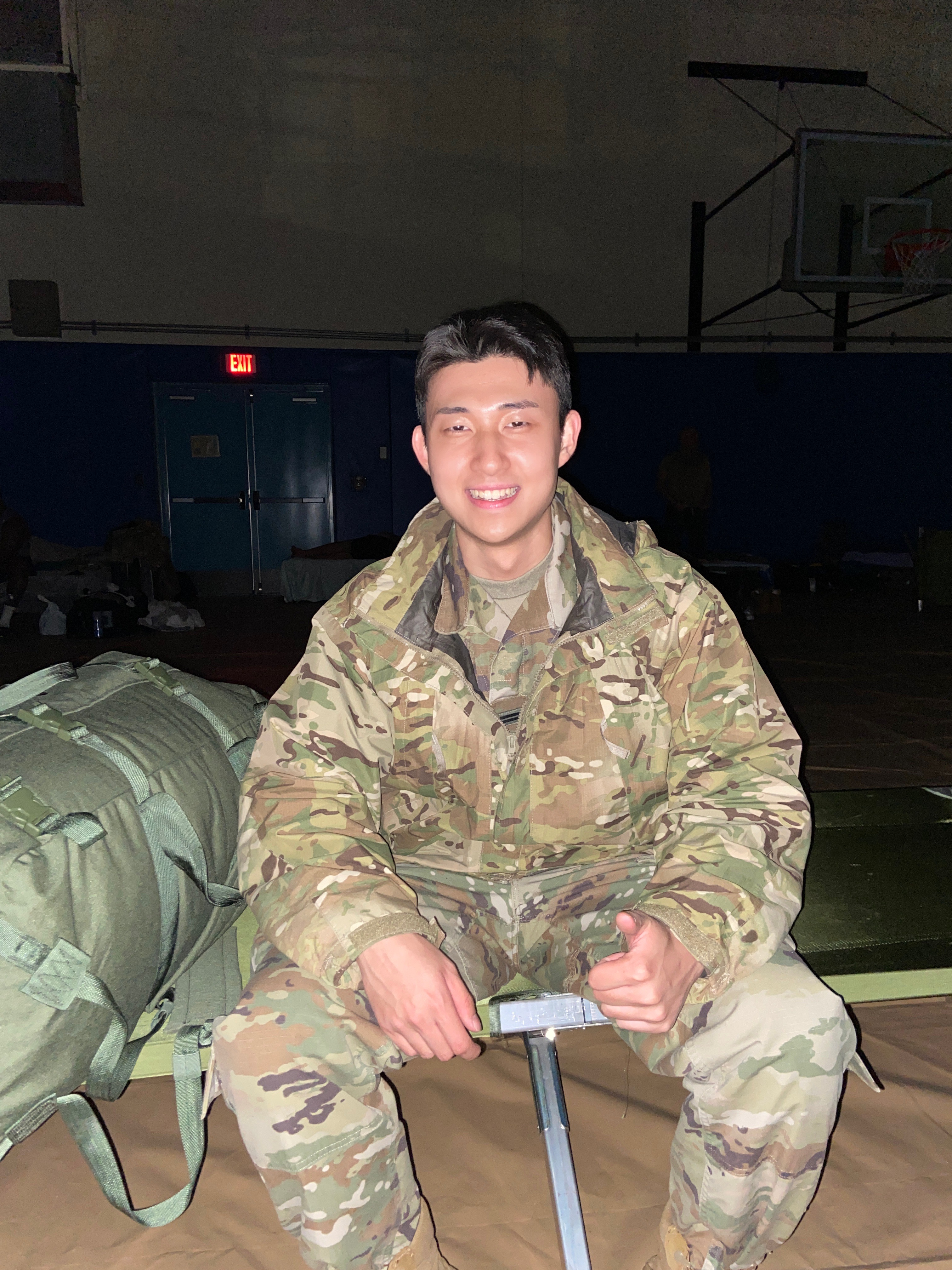 Kim DohYon during KATUSA service